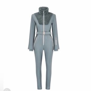 My Sunday Ski Teal Sherpa Women's Ski Suit Medium